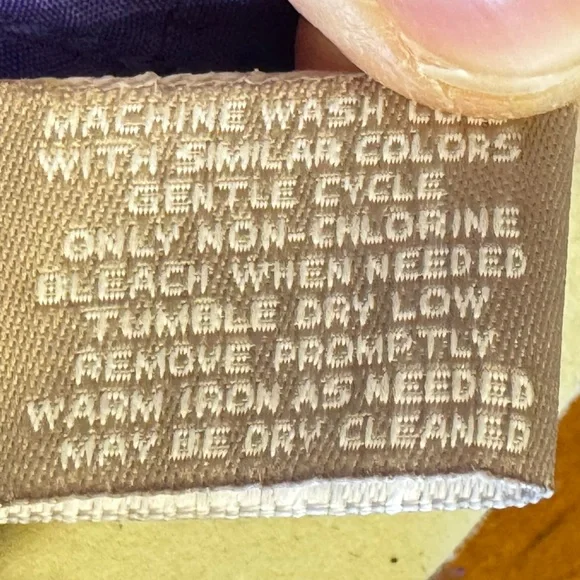 Chicos Quilted Vest Size 3 XL 16 Purple Full Zip w/ Pockets Lightweight LIKE NEW - Picture 16 of 16